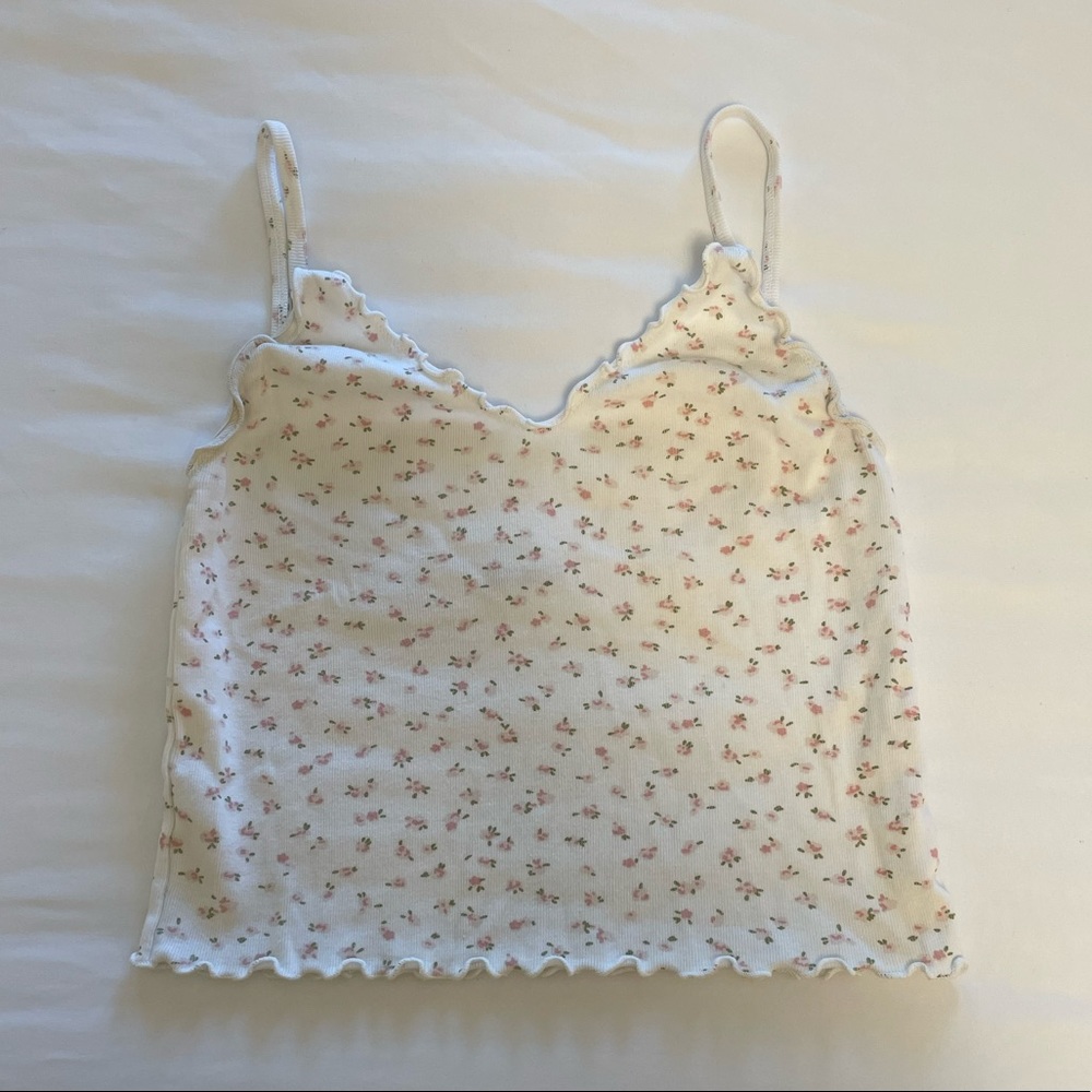 Brandy Melville Nicolette Ruffle Tank